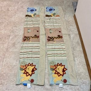 Tiddliwinks Safari Animal Nursery Curtains